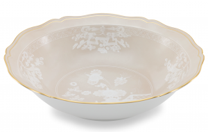 Ginori Oriente Italiano Meringa Large Round Statement Bowl - 13.75"